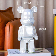 Lade das Bild in den Galerie-Viewer, Bearbrick 400% 28cm Statue Desk ornament Home Decoration Living Room Figurines Surfing Hajime Sorayama Series 4