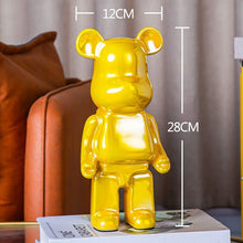 Lade das Bild in den Galerie-Viewer, Bearbrick 400% 28cm Statue Desk ornament Home Decoration Living Room Figurines Surfing Hajime Sorayama Series 4