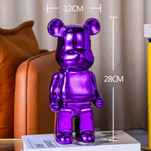 Lade das Bild in den Galerie-Viewer, Bearbrick 400% 28cm Statue Desk ornament Home Decoration Living Room Figurines Surfing Hajime Sorayama Series 4