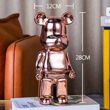 Lade das Bild in den Galerie-Viewer, Bearbrick 400% 28cm Statue Desk ornament Home Decoration Living Room Figurines Surfing Hajime Sorayama Series 4