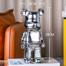 Lade das Bild in den Galerie-Viewer, Bearbrick 400% 28cm Statue Desk ornament Home Decoration Living Room Figurines Surfing Hajime Sorayama Series 4