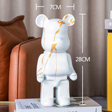 Lade das Bild in den Galerie-Viewer, Bearbrick 400% 28cm Statue Desk ornament Home Decoration Living Room Figurines Surfing Hajime Sorayama Series 4