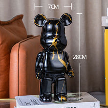 Lade das Bild in den Galerie-Viewer, Bearbrick 400% 28cm Statue Desk ornament Home Decoration Living Room Figurines Surfing Hajime Sorayama Series 4