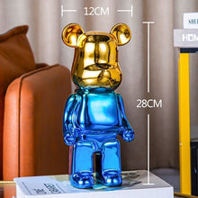 Lade das Bild in den Galerie-Viewer, Bearbrick 400% 28cm Statue Desk ornament Home Decoration Living Room Figurines Surfing Hajime Sorayama Series 4