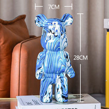 Lade das Bild in den Galerie-Viewer, Bearbrick 400% 28cm Statue Desk ornament Home Decoration Living Room Figurines Surfing Hajime Sorayama Series 4
