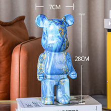 Lade das Bild in den Galerie-Viewer, Bearbrick 400% 28cm Statue Desk ornament Home Decoration Living Room Figurines Surfing Hajime Sorayama Series 4