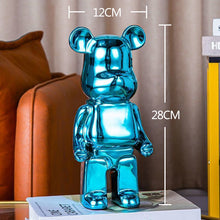 Lade das Bild in den Galerie-Viewer, Bearbrick 400% 28cm Statue Desk ornament Home Decoration Living Room Figurines Surfing Hajime Sorayama Series 4