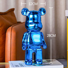 Lade das Bild in den Galerie-Viewer, Bearbrick 400% 28cm Statue Desk ornament Home Decoration Living Room Figurines Surfing Hajime Sorayama Series 4