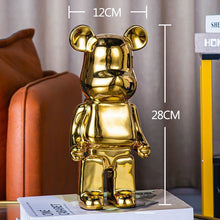 Lade das Bild in den Galerie-Viewer, Bearbrick 400% 28cm Statue Desk ornament Home Decoration Living Room Figurines Surfing Hajime Sorayama Series 4