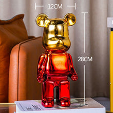 Lade das Bild in den Galerie-Viewer, Bearbrick 400% 28cm Statue Desk ornament Home Decoration Living Room Figurines Surfing Hajime Sorayama Series 4