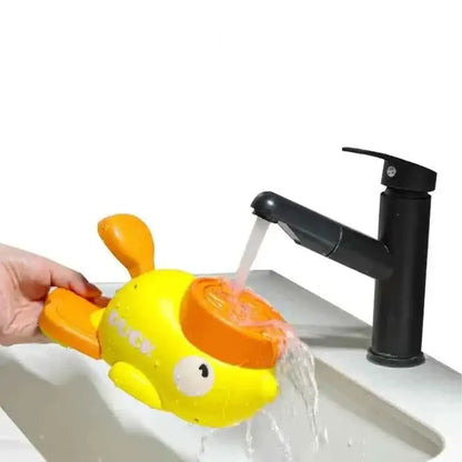 Little Yellow Duck Automatic Pet Feeder – Interactive Food Dispensing Toy & Training Device for Cats & Dogs