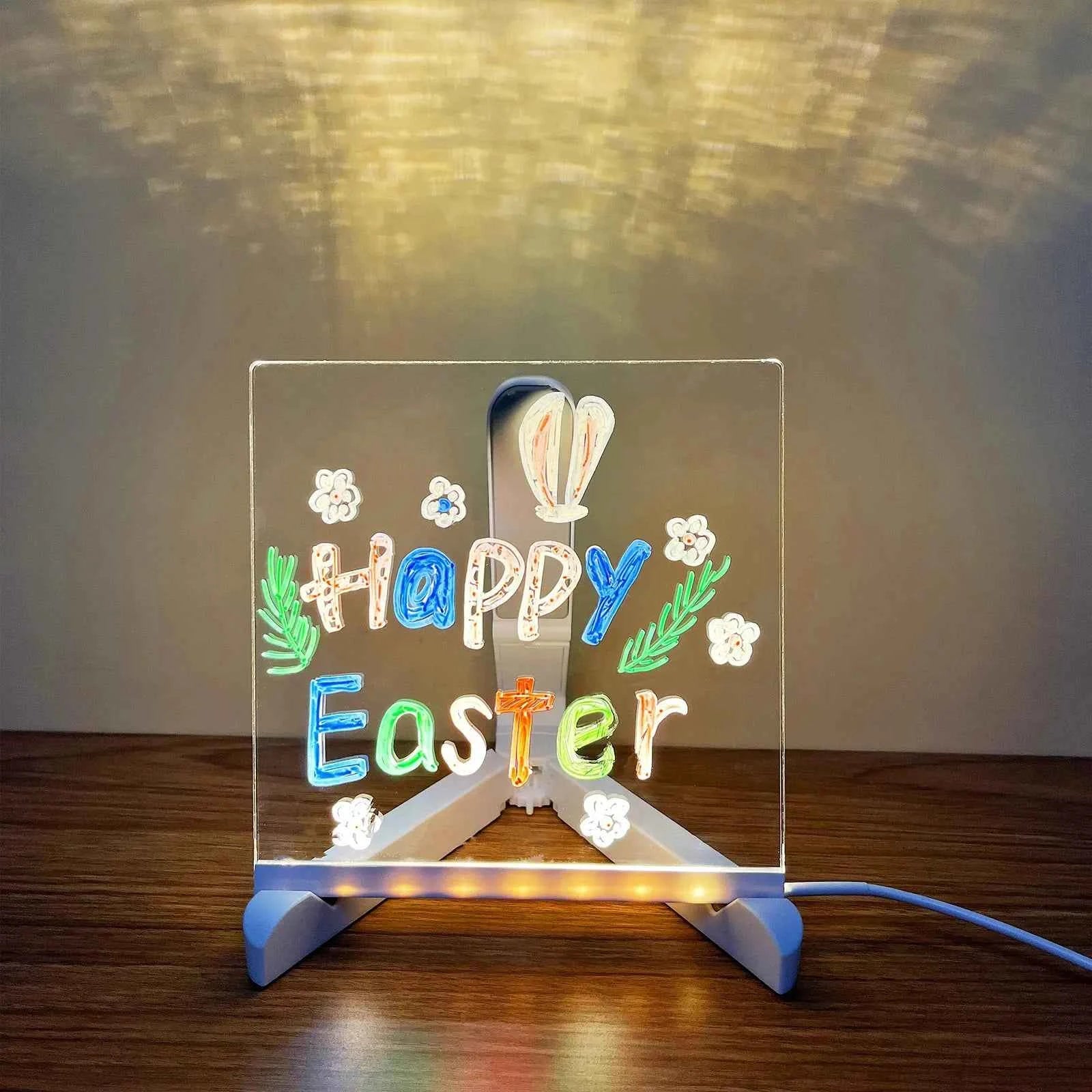 Luminous Erasable Drawing Board – LED Drawing Pad with USB Glowing Light
