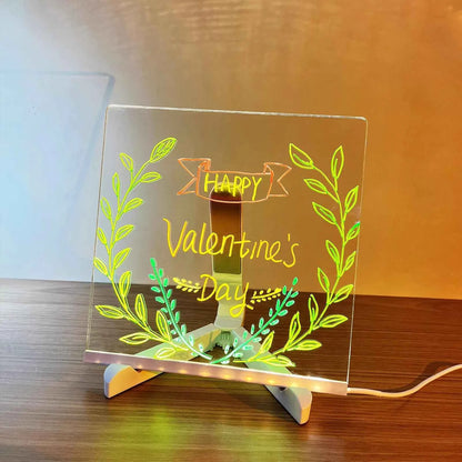 Luminous Erasable Drawing Board – LED Drawing Pad with USB Glowing Light