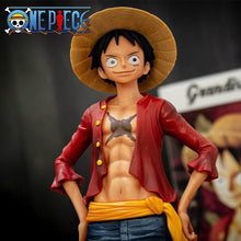 Cargar imagen en el visor de la galería, One Piece Figure Ros Luffy Monkey D Luffy Classic Smiley Collectible Figurine Box Set 27CM Big Size
