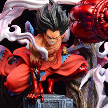 Load image into Gallery viewer, One Piece Gear 4 Luffy Figure Double Heads With Lantern Wano Collectible Figurine Box Set 26CM
