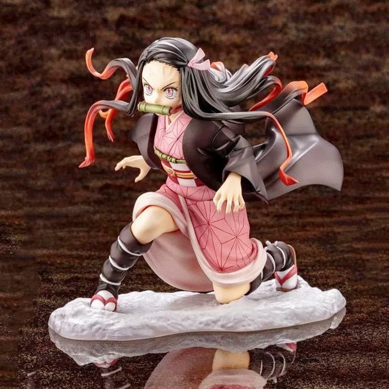 Demon Slayer Figure Nezuko Warrior Collectible Figurine Gifts Box Set 15CM