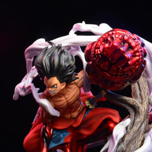 Load image into Gallery viewer, One Piece Gear 4 Luffy Figure Double Heads With Lantern Wano Collectible Figurine Box Set 26CM
