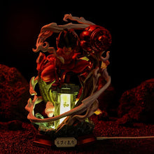 Load image into Gallery viewer, One Piece Gear 4 Luffy Figure Double Heads With Lantern Wano Collectible Figurine Box Set 26CM
